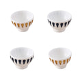 2/4 PCS Miniature Resin Bowls Hand Painted Dollhouse Kitchen Tableware Realistic Mini Food Props DIY Craft Accessories Oasis Select 4pcs