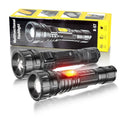 Powerful Led Camping Flashlight 18650 USB Rechargeable Zoom Torch with Side Light Outdoor Tactical Lamp 6mode Waterproof Lantern Oasis Select X57-2PCS
