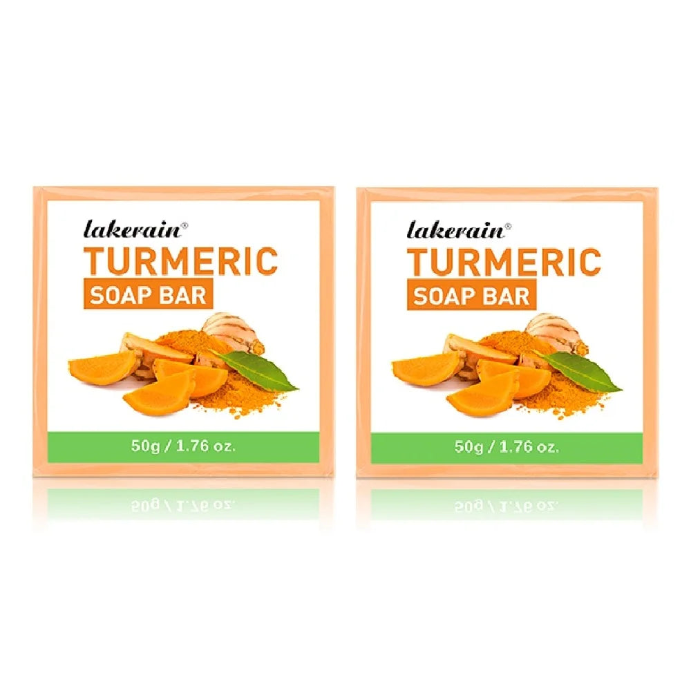 Turmeric Lemon Acids Kojic Acid Soap Handmade Natural Skincare Bar for Moisturizing Exfoliating Body and Face Oasis Select 2pcs
