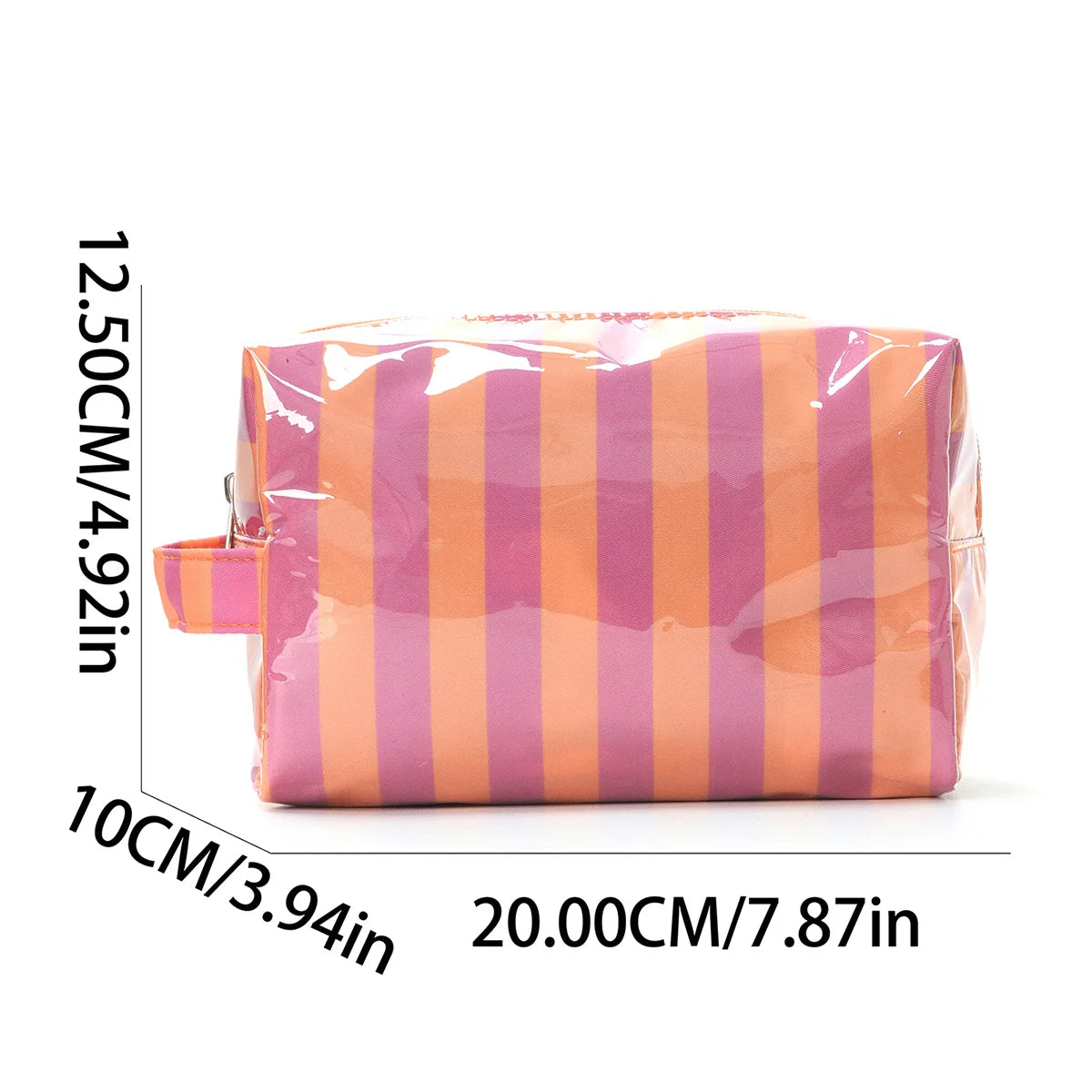 1PC Striped Wash Bag, Women's Makeup Bag Storage and Organizing Bag, Business Travel Storage Bag, Outdoor Swimming Bag Oasis Select