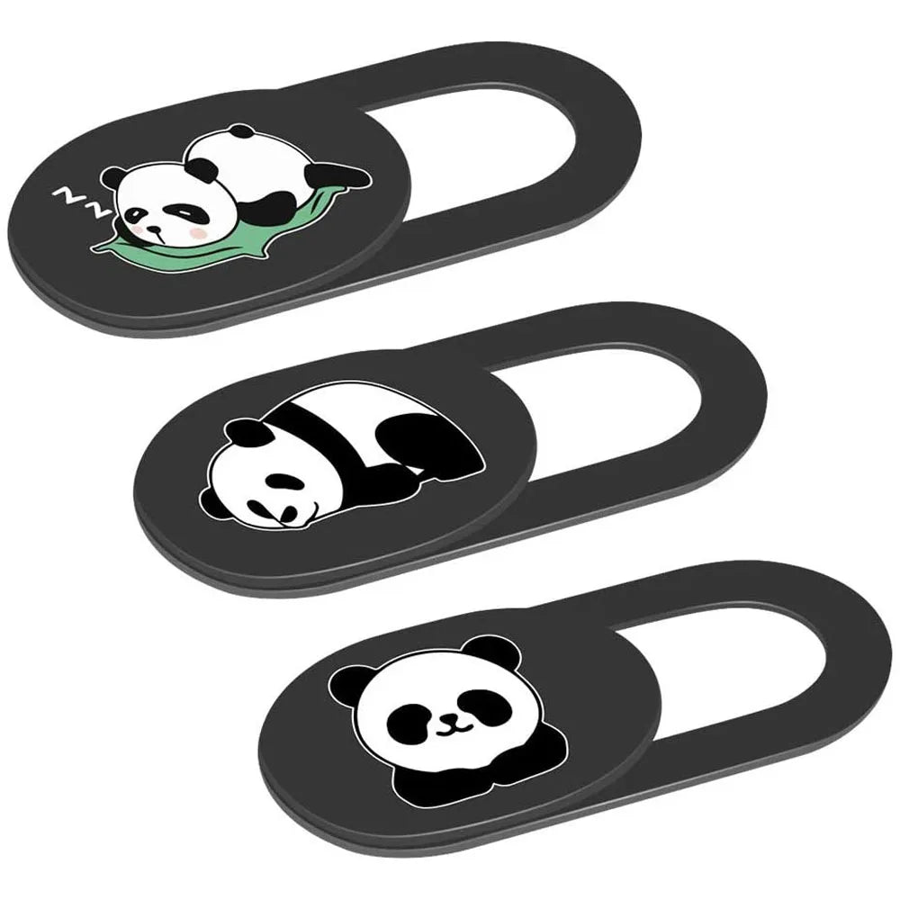 Laptop Ultra-Thin Slide Privacy Protection Webcam Camera Cover Panda Camera Cover Webcam Cover Privacy Sticker Oasis Select 3pcs