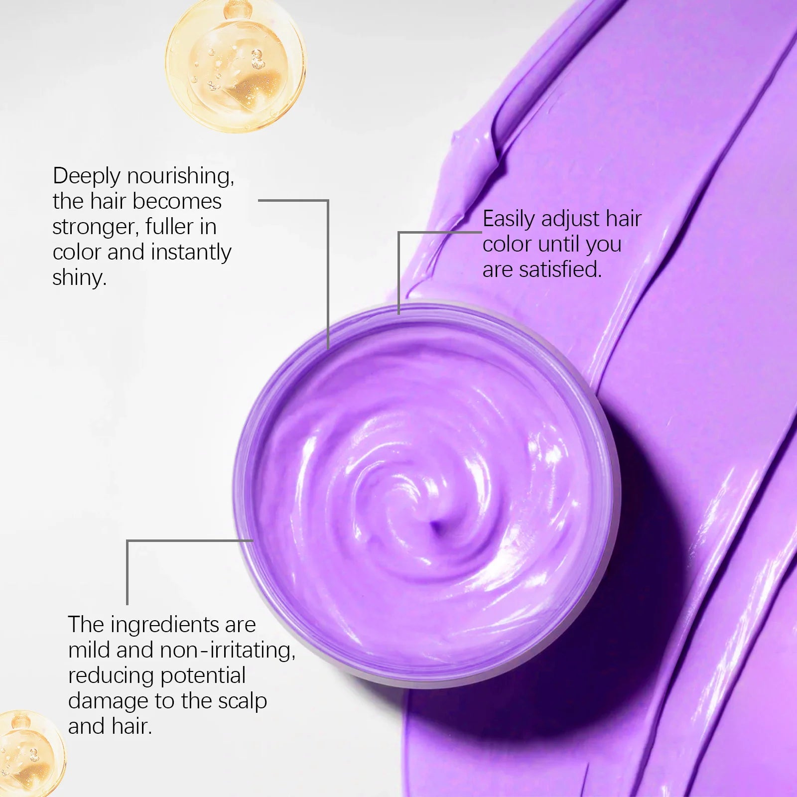 6 Colors Hair Color Wax Dye White Blue Brown Hair Natural Matte Nourish Long-Lasting Hair Coloring Styling Cream For Women Men Oasis Select