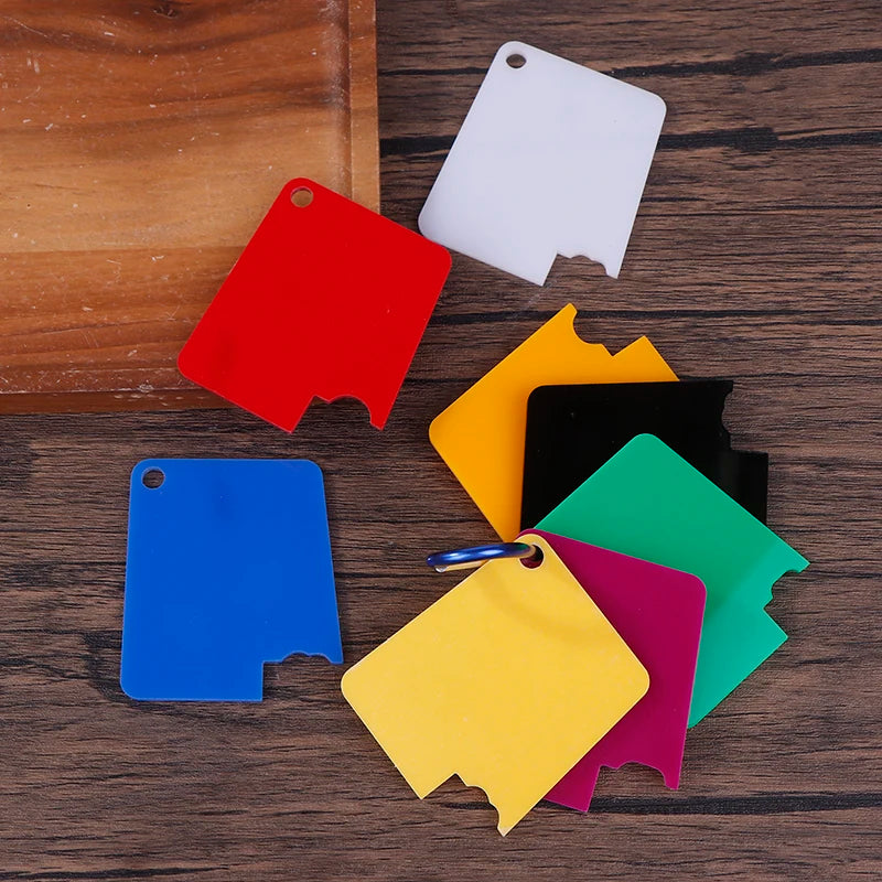 Original Shape Auto Body Sealant Scraper, 8pcs Plastic Tool Set for Car Doors Oasis Select