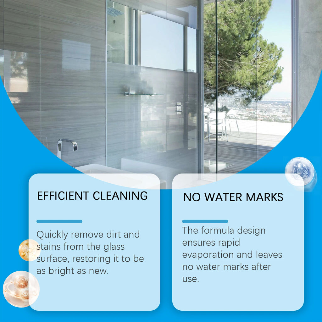 JAKEHOE Glass Foam Cleaner – Streak-Free Windows & Mirrors 120ml Glass Foam Cleaner Oasis Select