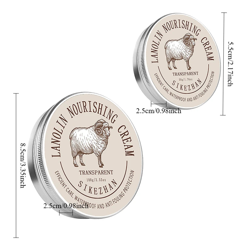 Premium Lanolin Leather Shoe Cream, Waterproofing Conditioner Balsam & Shine Care Wax Polish for Luxury Smooth Leather Boots Oasis Select