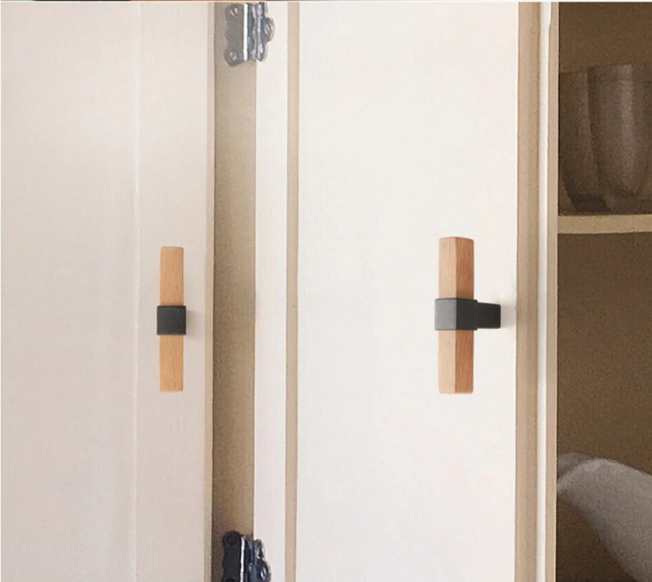 Wood Handles for Furniture Bronze in Cabinet Pulls and Modern Black Kitchen Doors Drawer Kids Gold Adjustable Knobs 128mm 160mm Oasis Select