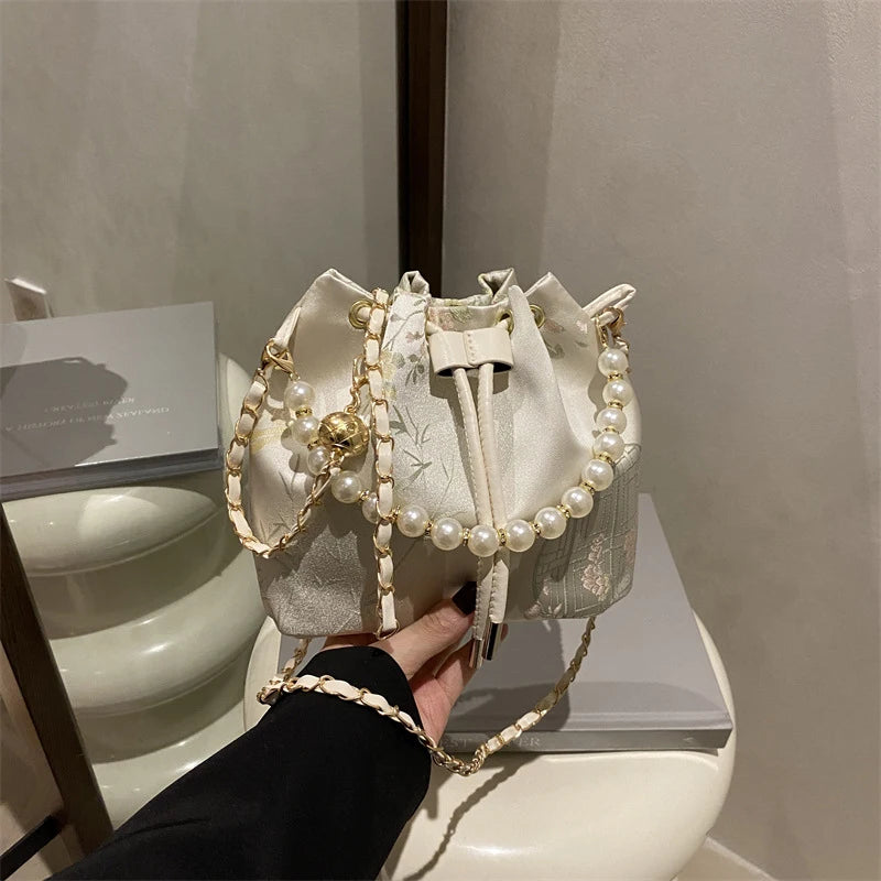 Chinese Embroidery Women's Handbag – Shoulder & Crossbody Tote