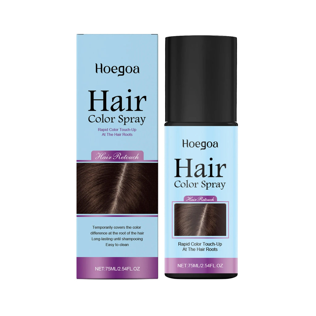 Temporary Hair Coloring Spray One-Time Hair Color Covering White Gray Hair Hairline Dye Lasting Coloring Black Hair Dye Spray Oasis Select Dark Brown