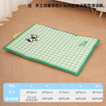 Four-season Pet Mat, Double-sided Dog Mat, Waterproof and Anti-slip for Small and Medium-sized Dogs and Cats in Summer Dog Bed Oasis Select green L-72x50cm