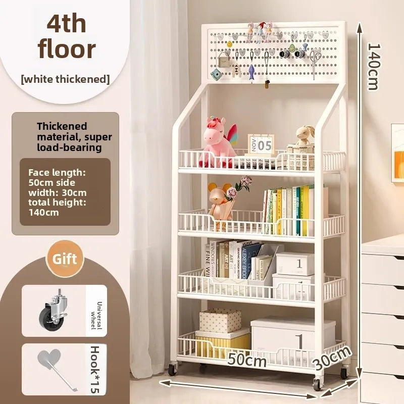Snack shelves Internet celebrities Snack food and beverage supermarkets Mobile shelves Convenience store Multi-layer Oasis Select Four-layer 50CM A