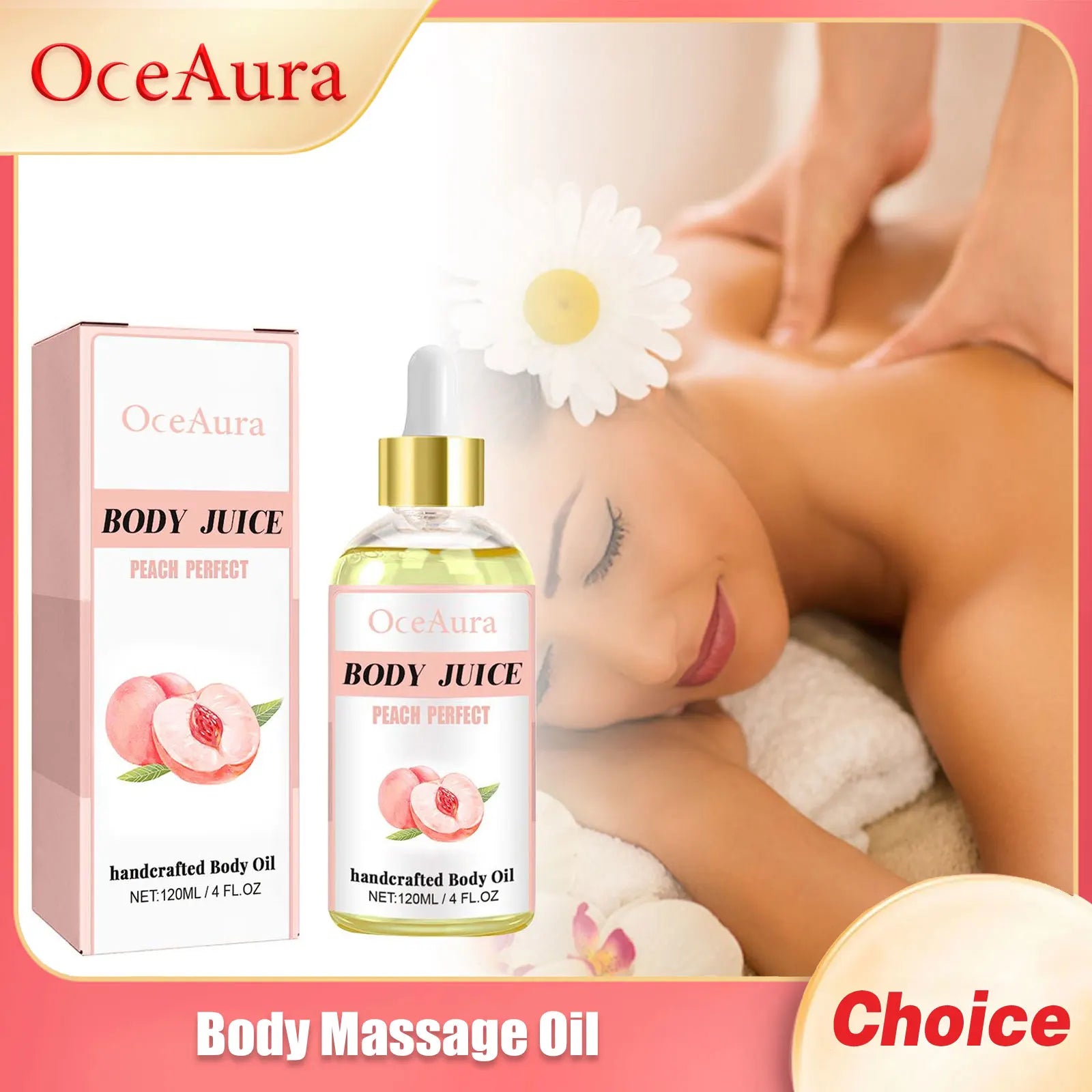 Body Massage Oil Relax Muscles Improve Dryness Relieve Smooth Deeply Moisturize Keep Tightening Romantic SPA Body Essential Oil Oasis Select