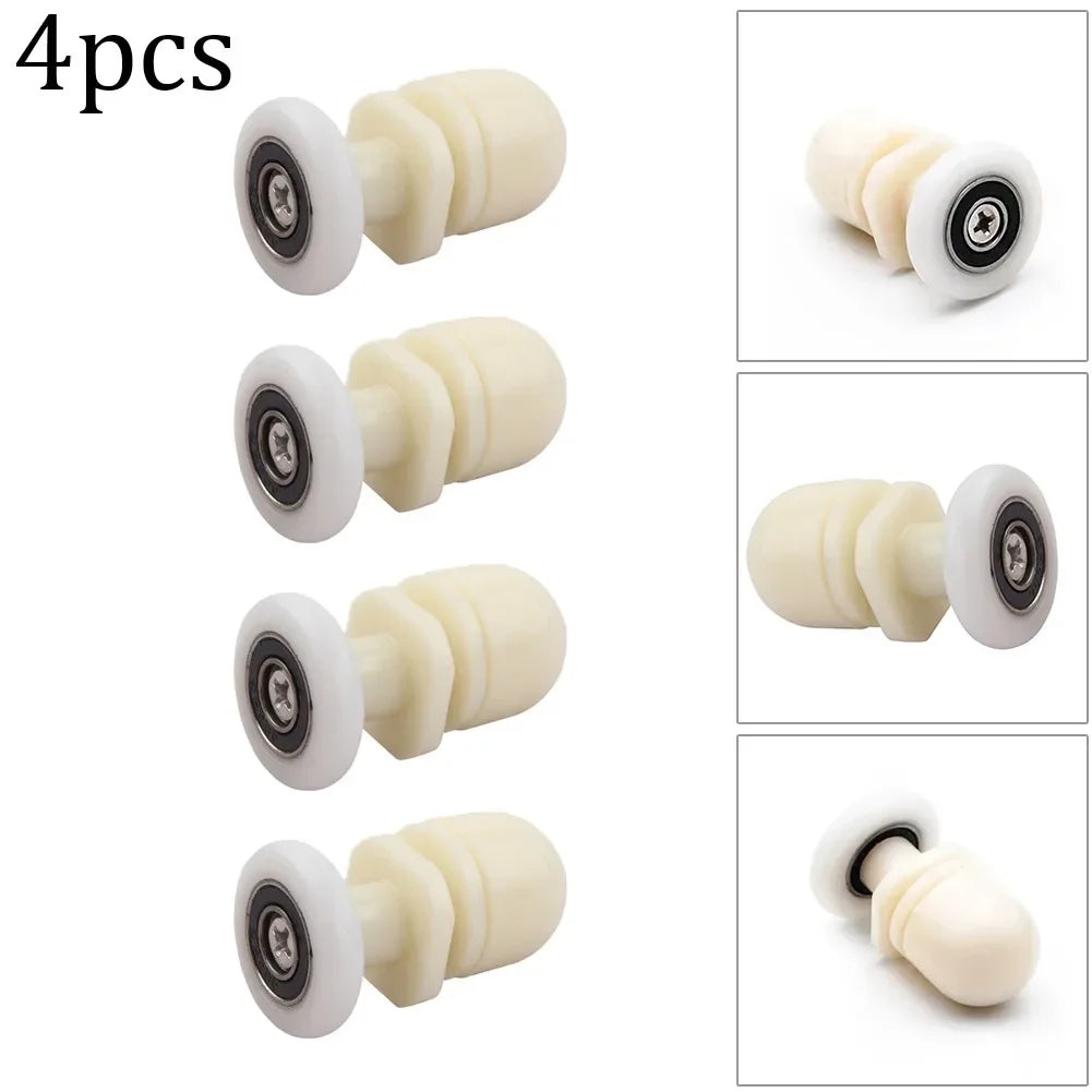 23/25mm Pulleys Shower Door Rollers For Shower Enclosures Shower Cabins Runners Shower Cabins Diameter Replacement Parts Oasis Select