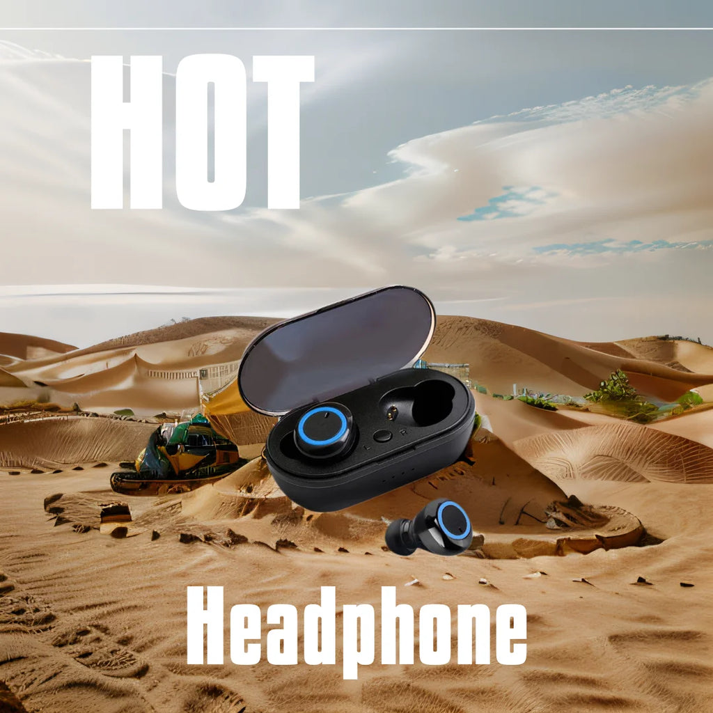 Y50 TWS Bluetooth Earphones Wireless Headset Waterproof Deep Bass Earbuds True Wireless Stereo Headphones Sport Earphones Game Oasis Select