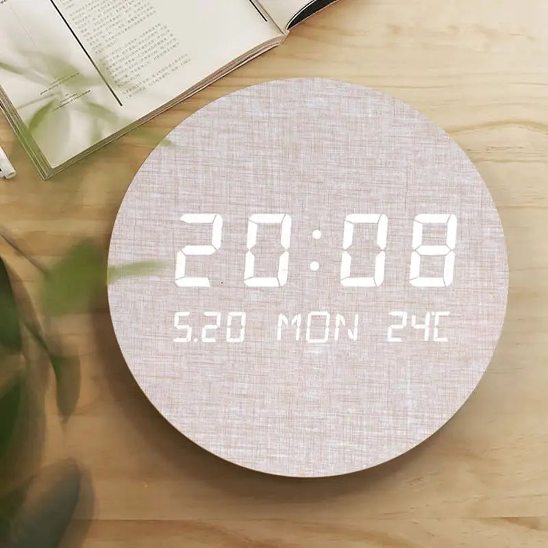 Silent Wall Clock Non-Ticking Home Decor Clock Modern Simple Digital Clock for Living Room Bedroom Wall Clocks Oasis Select