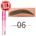 KAFURUX 6-Color Ultra-Fine Waterproof Eyebrow Pencil & Brush