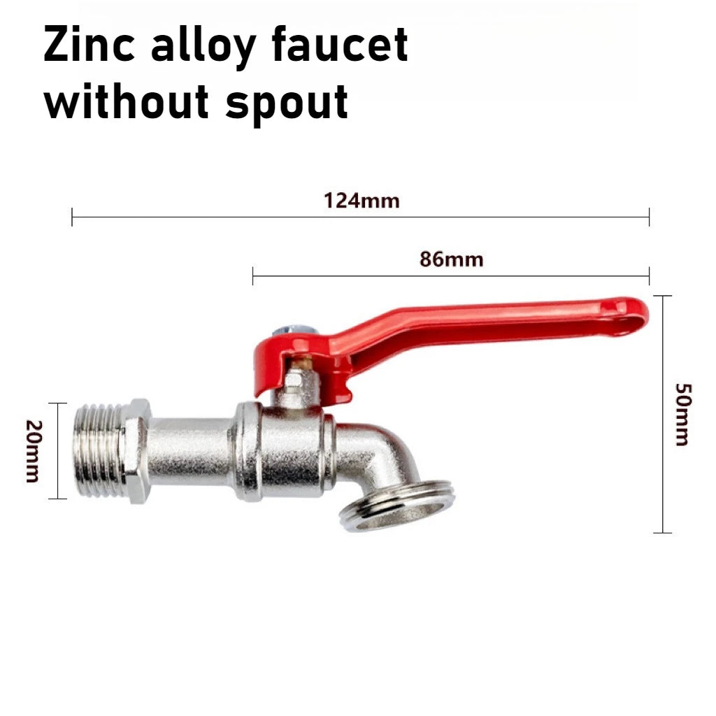 Zinc Alloy 1/2 Gardening Faucet Stretching Handle Garden Faucet Cross-border Dedicated Faucet with Washing Machine Nozzle Oasis Select Without a mouth