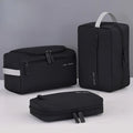 Fashionable Handheld Travel Organizer 3-Piece/Single-Piece Large Capacity Toiletry Bag For Commuting Oasis Select black