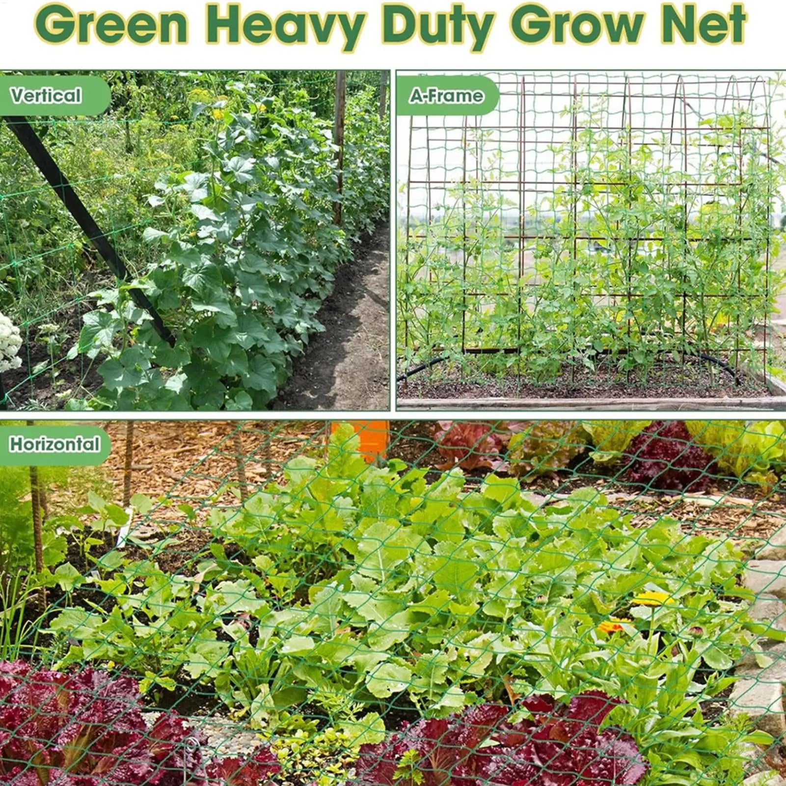 Plant Trellis Netting For Climbing Plants Sturdy Plant Trellis Net Sturdy Cucumber Trellis Flexible Plant Support Grow Net Mesh Oasis Select