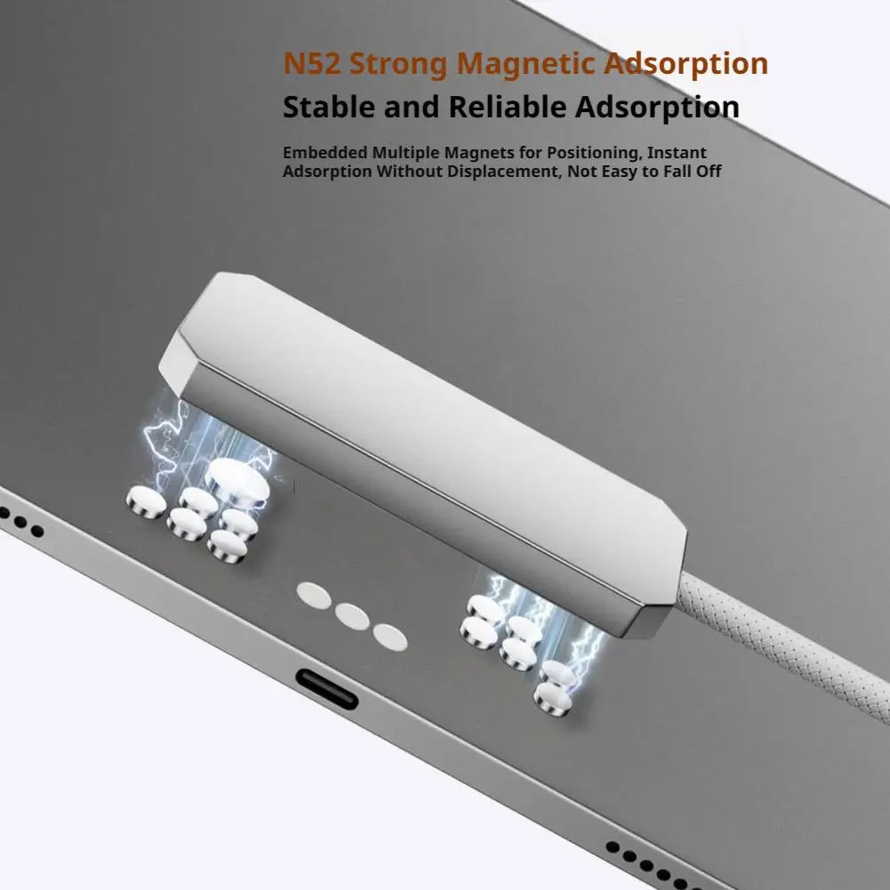 Magnetic 18W Fast Charger for iPad Pro & Air – USB-C Cable