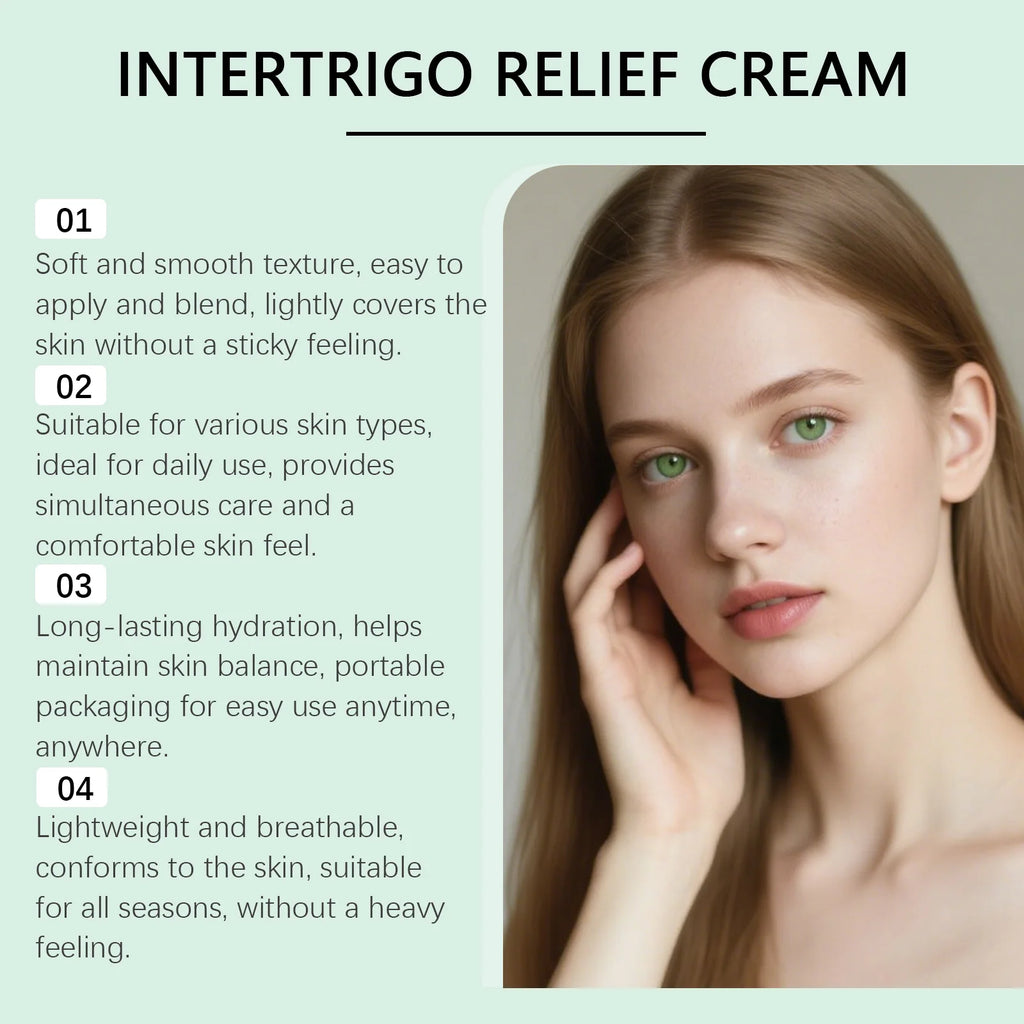 Skin Fold Soothing Cream Intertrigo Relief Helps Support Skin Comfort Moisture Friction Protection Fast-Drying Non-Greasy Smooth Oasis Select