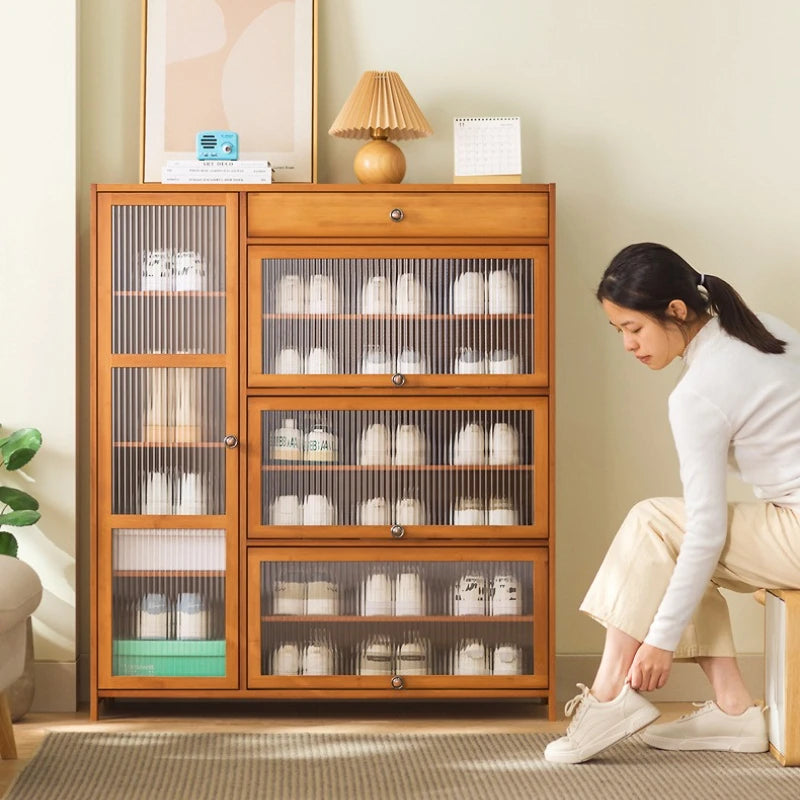 Cabinet household entrance entrance entrance cabinet small apartment explosion balcony storage household economical shoe rack Oasis Select