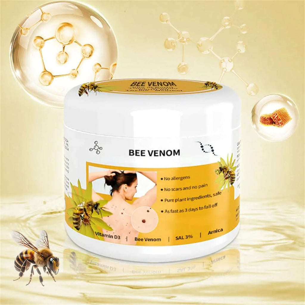 Bee Venom Cream Repair Hand and Foot Skin Redness and Itchiness Moisturizing and Smoothing Skin Care Cream Body Care Gift Oasis Select yellow One Size