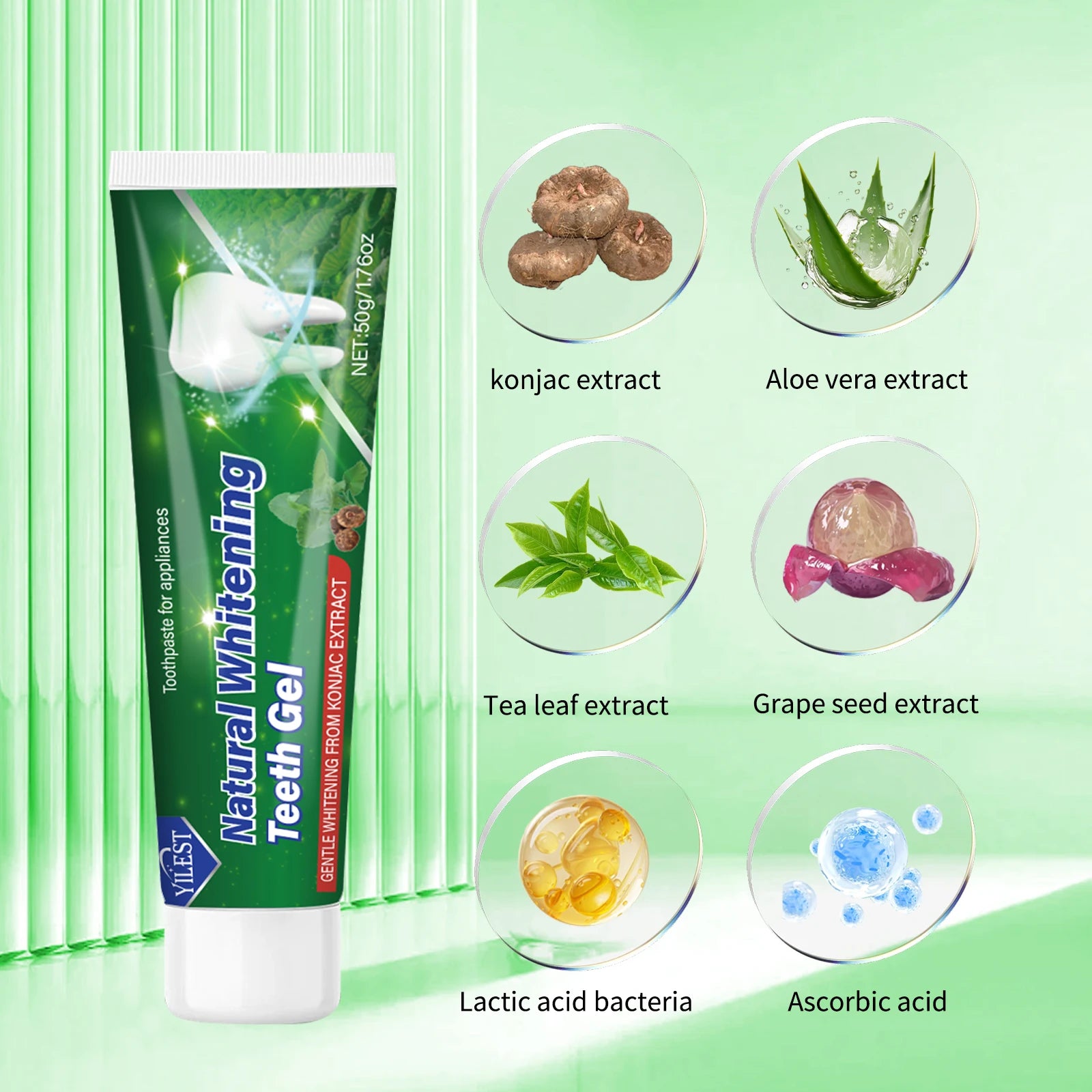 Natural Whitening Toothpaste – Remove Plaque & Stains