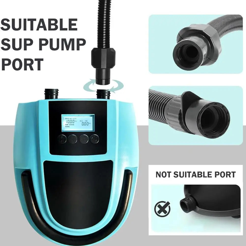 SUP Paddle Board Pump Adapter Set – 7 Nozzles & Hose