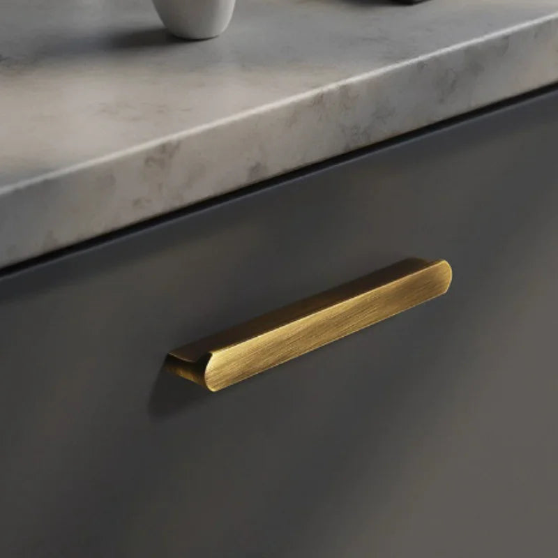 Pure Brass Furniture Vintage Antique Bronze Drawer Cabinet Antique Bronze Solid Wardrobe Minimalist Door and Handle Oasis Select