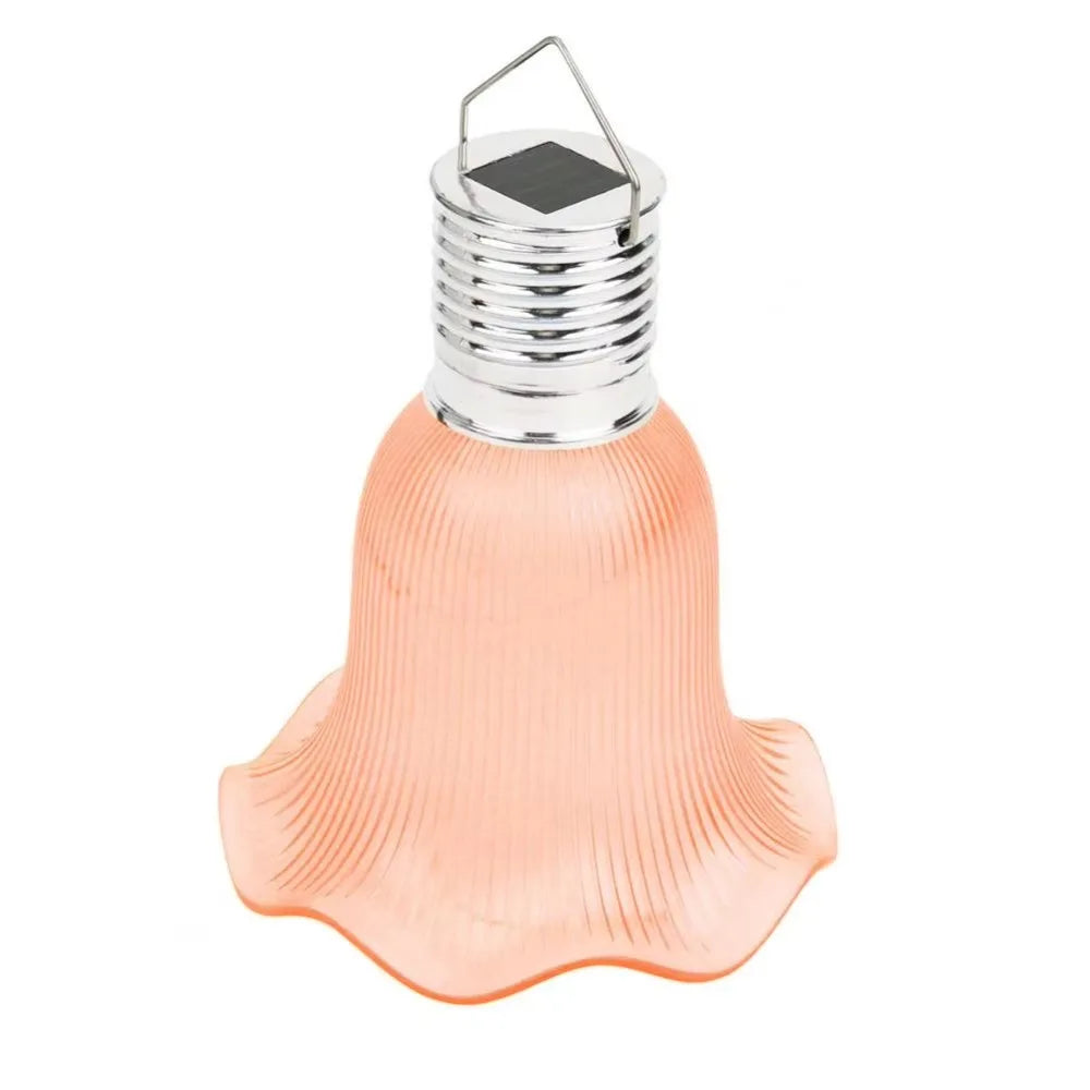 Warm White Solar Patio String Lights Waterproof Solar Powered Waterproof Fairy Lights LED Ballet Skirt Shape Hanging Lights Oasis Select Orange-white light