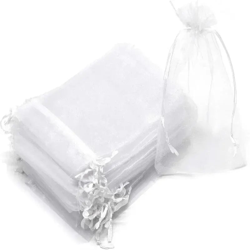 50pcs Fruit Protection Bags Anti-Bird Garden Netting Bags Strawberry Grapes Mesh Bag Plante Vegetable Netting Cover Garden Tool Oasis Select White 15x20cm