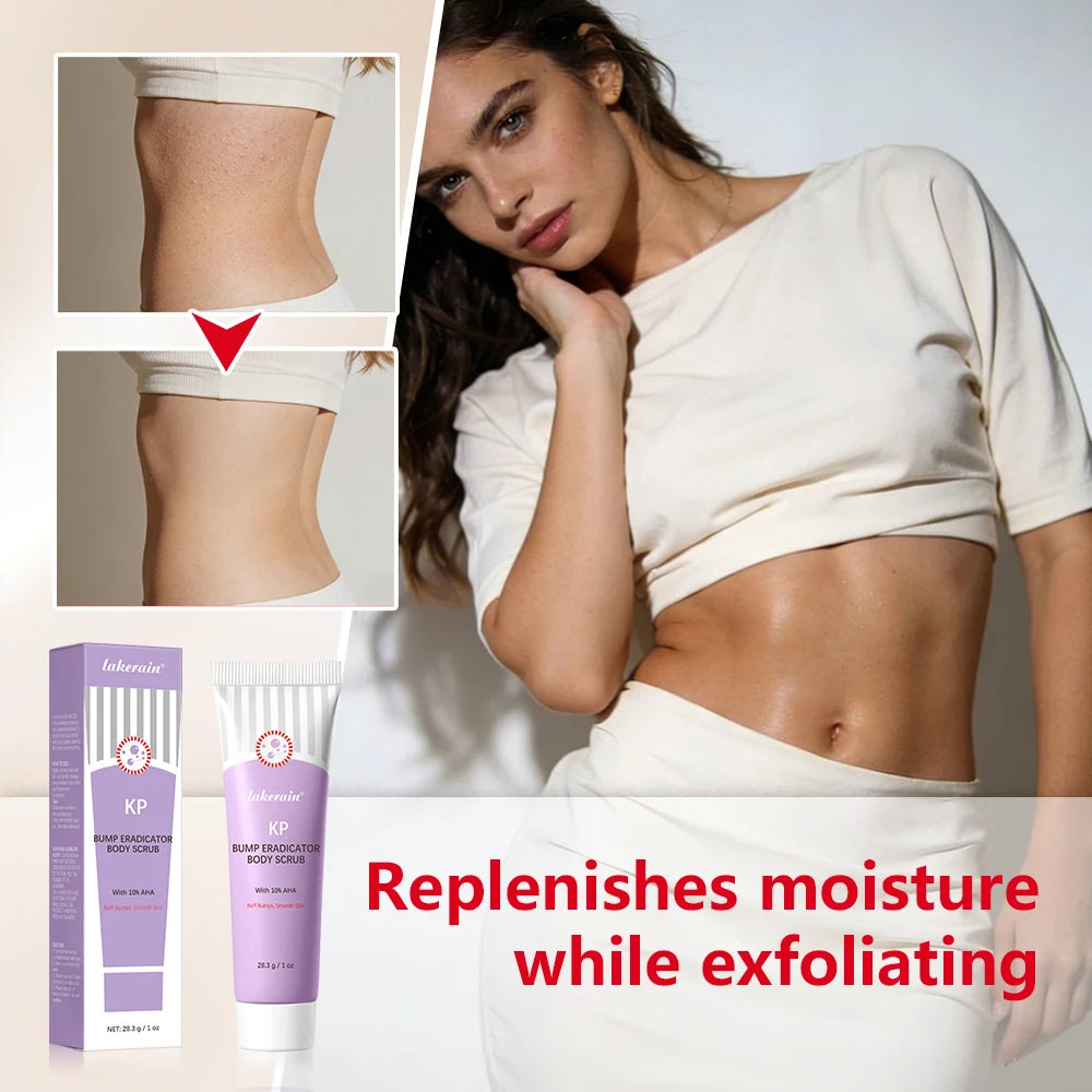 KP Bump Eraser Body Scrub Keratosis Pilaris Skin Exfoliator Helps Reduce Chicken Bumps Exfoliate Buff Bumps Smooth Skin Care Oasis Select
