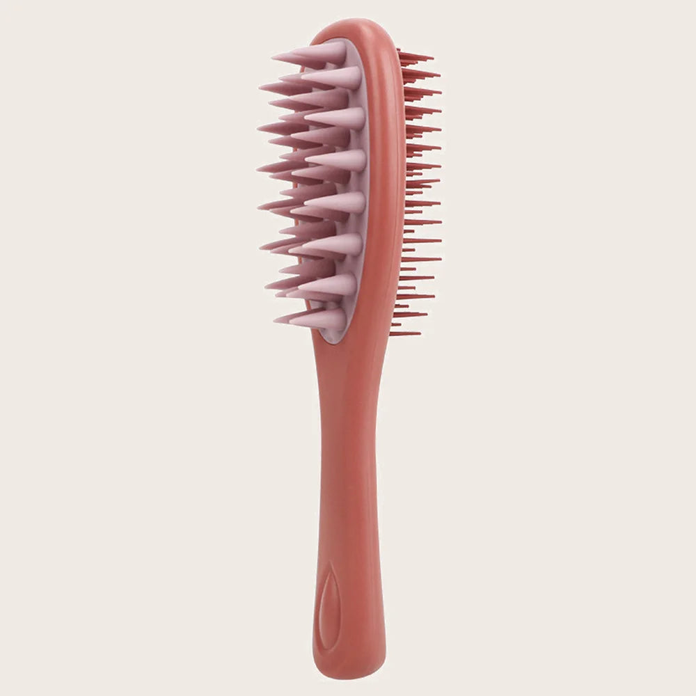 Long Handle Scalp Massage Shampoo Brush & Hair Detangler Comb Scalp Massage Brush Oasis Select orange