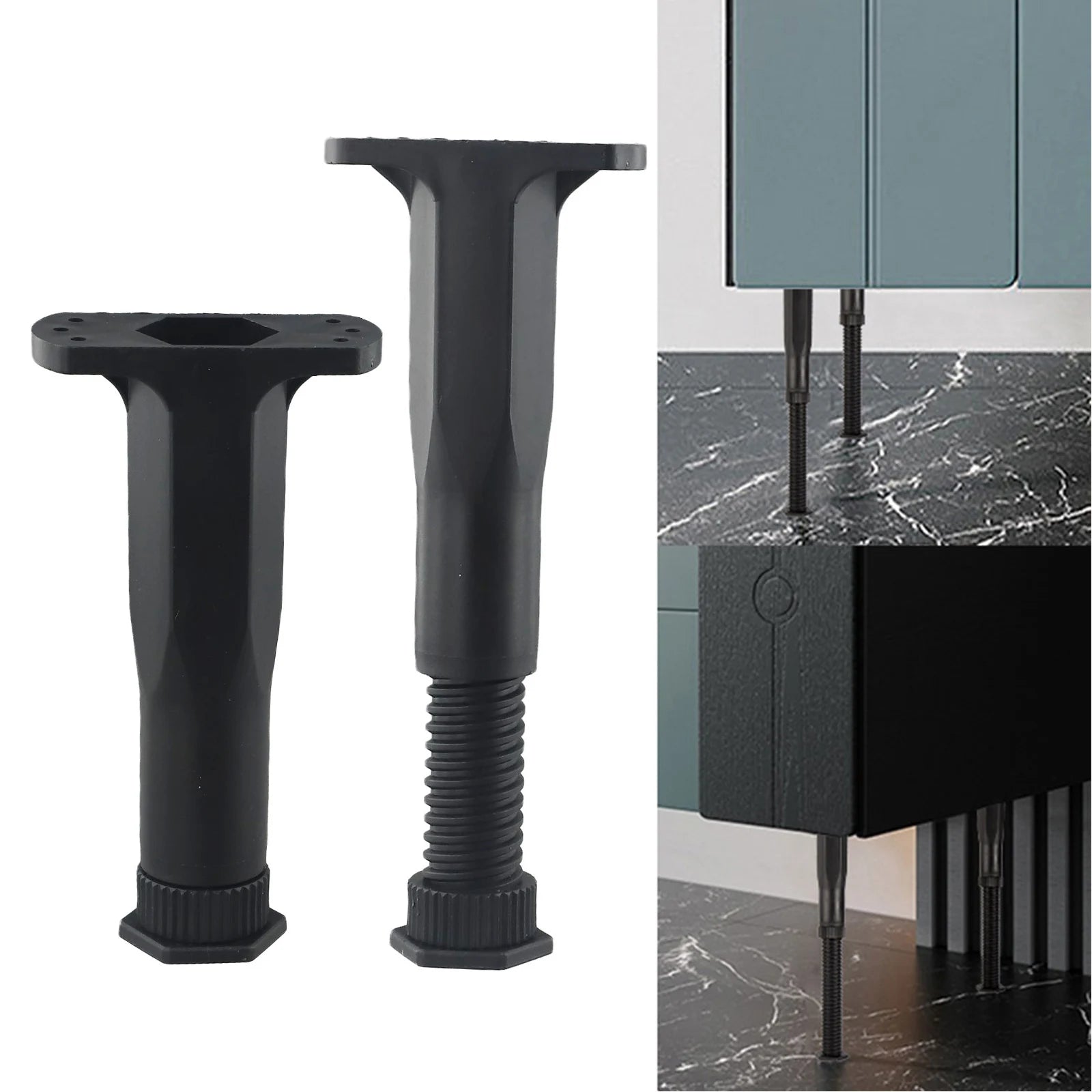 Strengthened Adjustable Plastic Telescopic Furniture Stand Home Improvement DIY Supplies Accessories For Bed Sofa Support Oasis Select