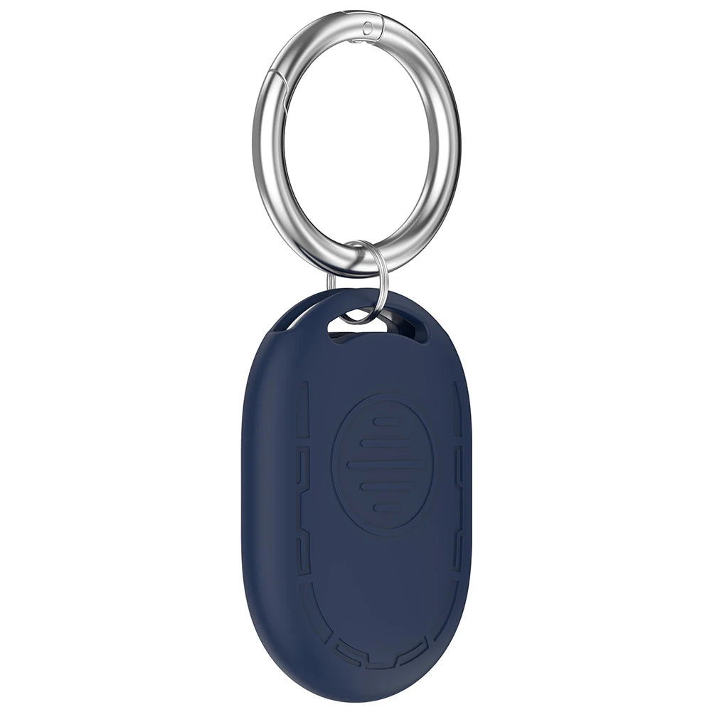 For Xiaomi Tag Protective Silicone Case for BLE UWB Models 4g 43.6 33.8 10.4mm Includes Keyring Flexible Fit No Obstruction Oasis Select Blue