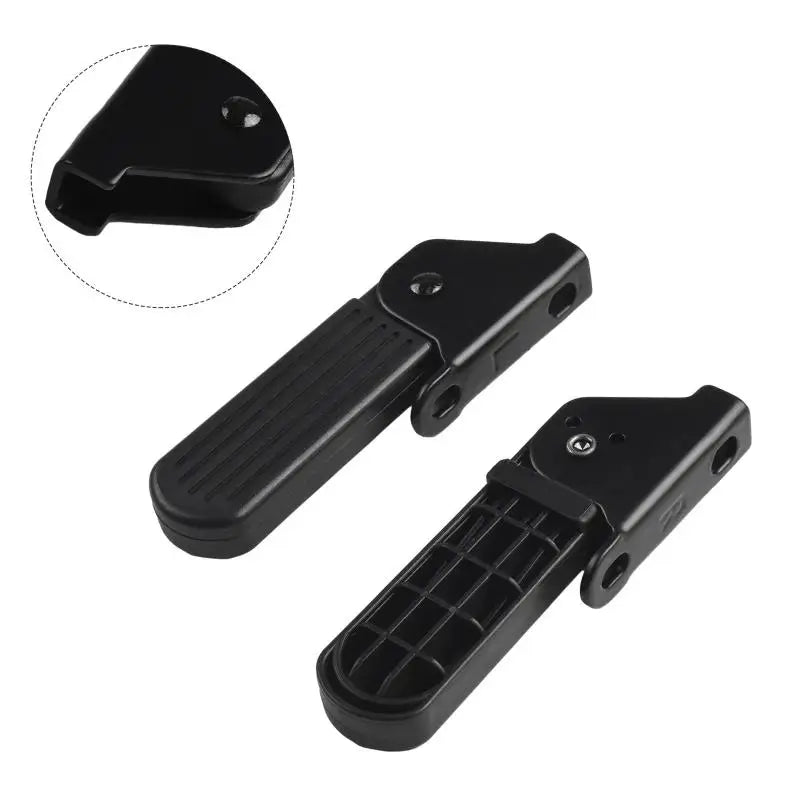 1 Pair Foldable Front Foot Pedals For Yadi Aima Harley U1 E-Bike Lightweight Aluminum Alloy Anti-Slip Cycling Pedals Accessories Oasis Select