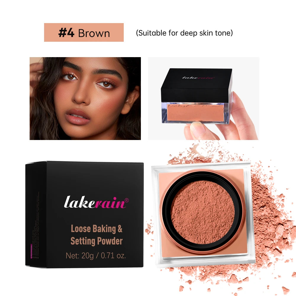 Lakerain Loose Setting Powder – Matte Oil Control, All Skin