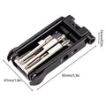 23 In 1 Bike Repair Tool Portable Bicycle Multi Tool Cycling Bike Tire Levers Hex Spoke Wrench Screwdriver Socket Hex Allen Key Oasis Select black