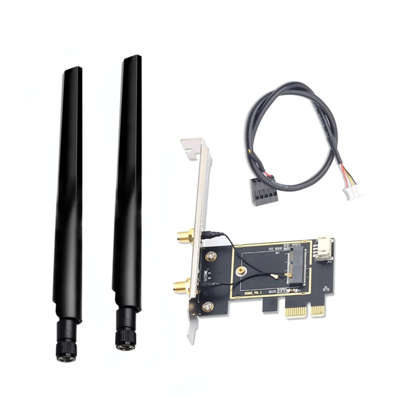 PCIE WiFi Card Adapter Wireless Network Card M2 NGFF Bluetooth Converter for Desktop Wi-Fi 8260 8265NGW AX200 9260 7265 Oasis Select Default Title