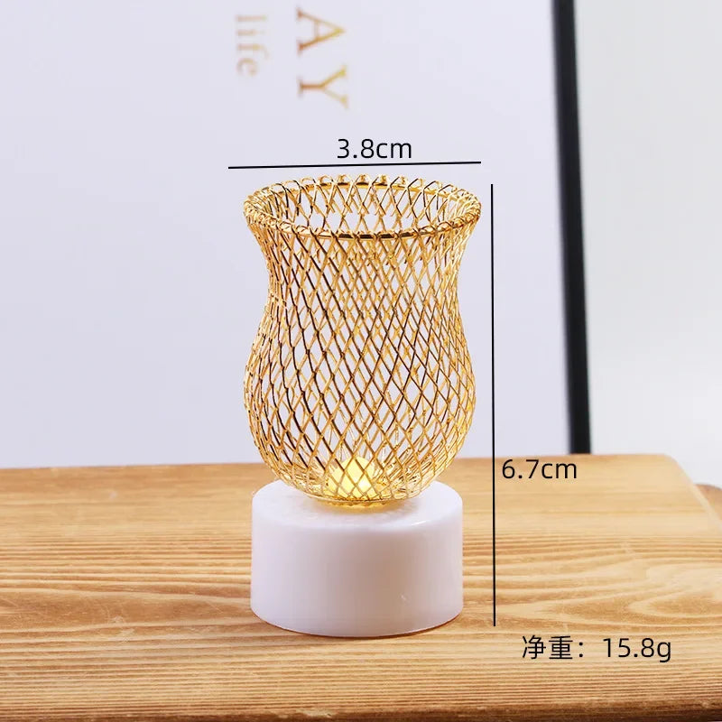 LED Candle Light Desktop Ambience Decoration Electronic Flameless Candles Light Home Bedroom Decoration Oasis Select DXD-0061