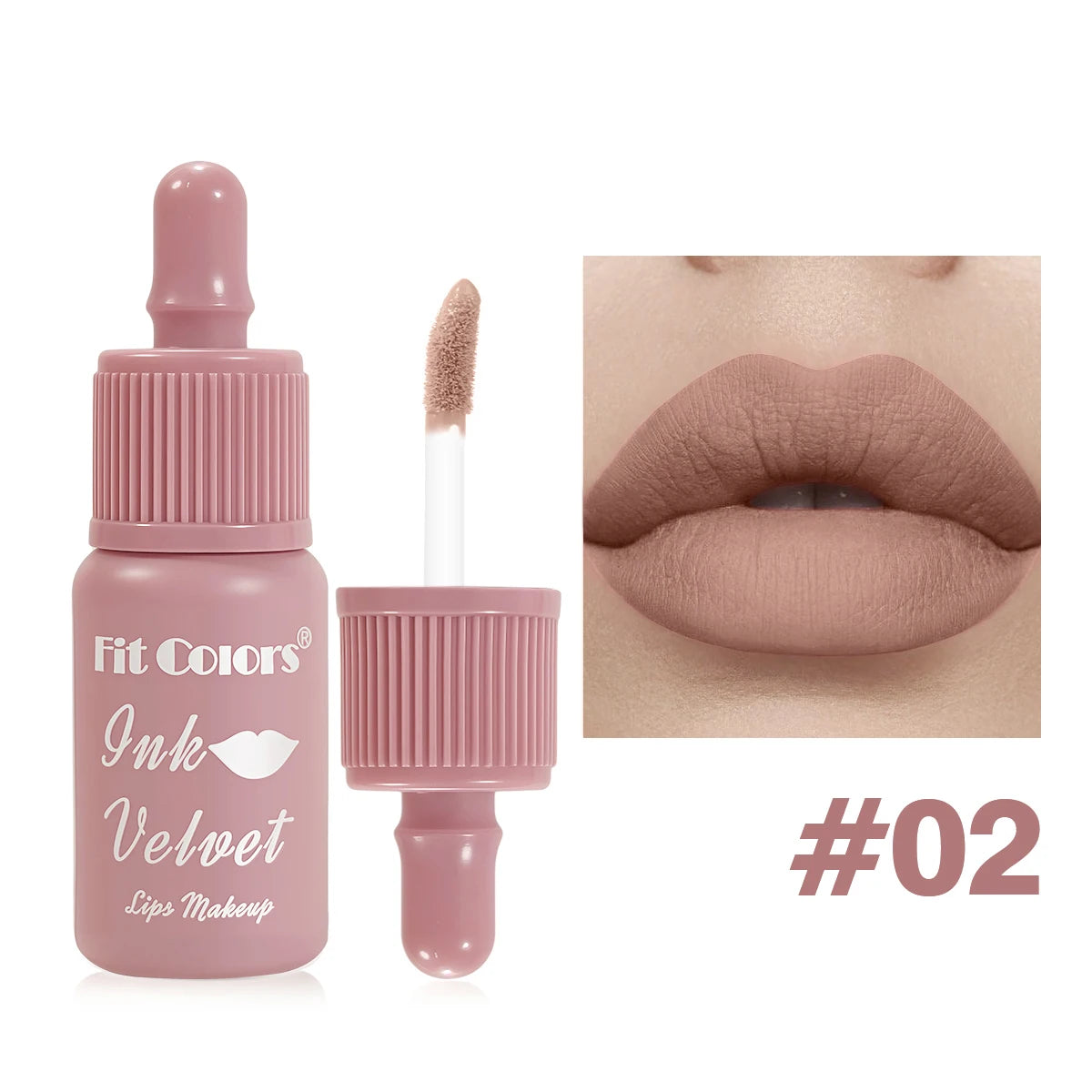 Fit Colors Velvet Matte Liquid Lipstick – Waterproof, Long-Lasting