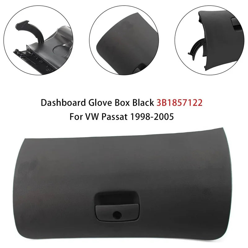 Glove Box Door Lid Assembly Door Lid Cover 3B1857122 For VW Passat B5 B5.5 1998-2005 Glove Box Drawer Cover Lid Oasis Select
