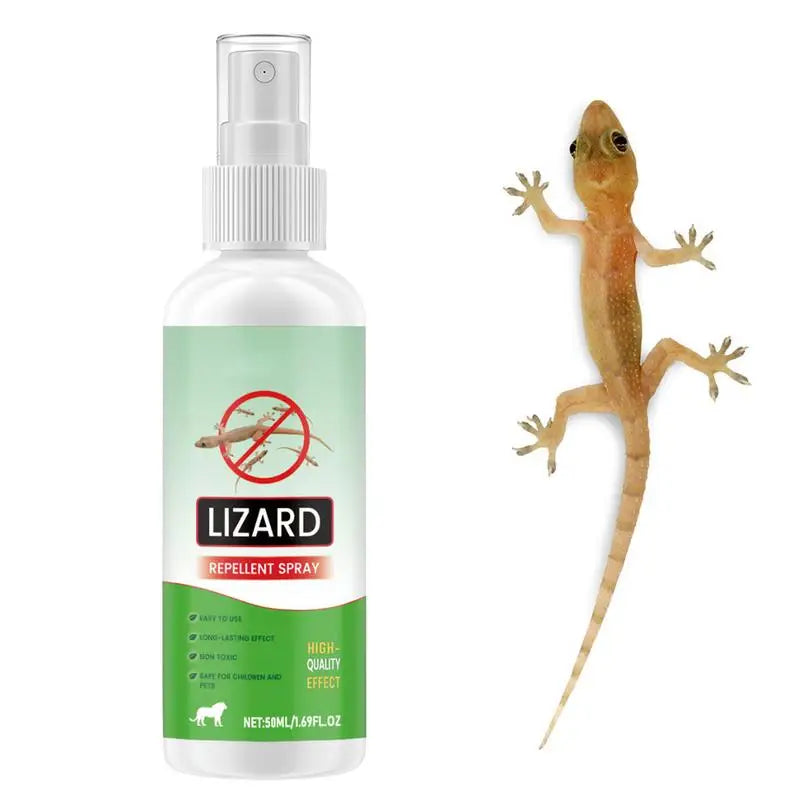 Repellents for House Gecko Spray 50ml Natural Lizard Repellents Powerful Reptile Deterrents Pet Safe Repel Repeller for Ants Oasis Select