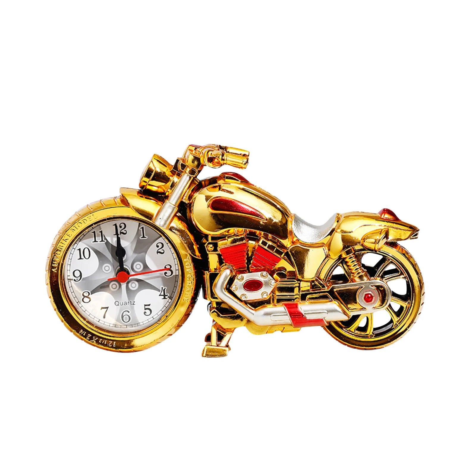Retro Motorcycle Alarm Clock – Desktop Decor & Novelty Gift Novelty Alarm Clock Oasis Select D One Size