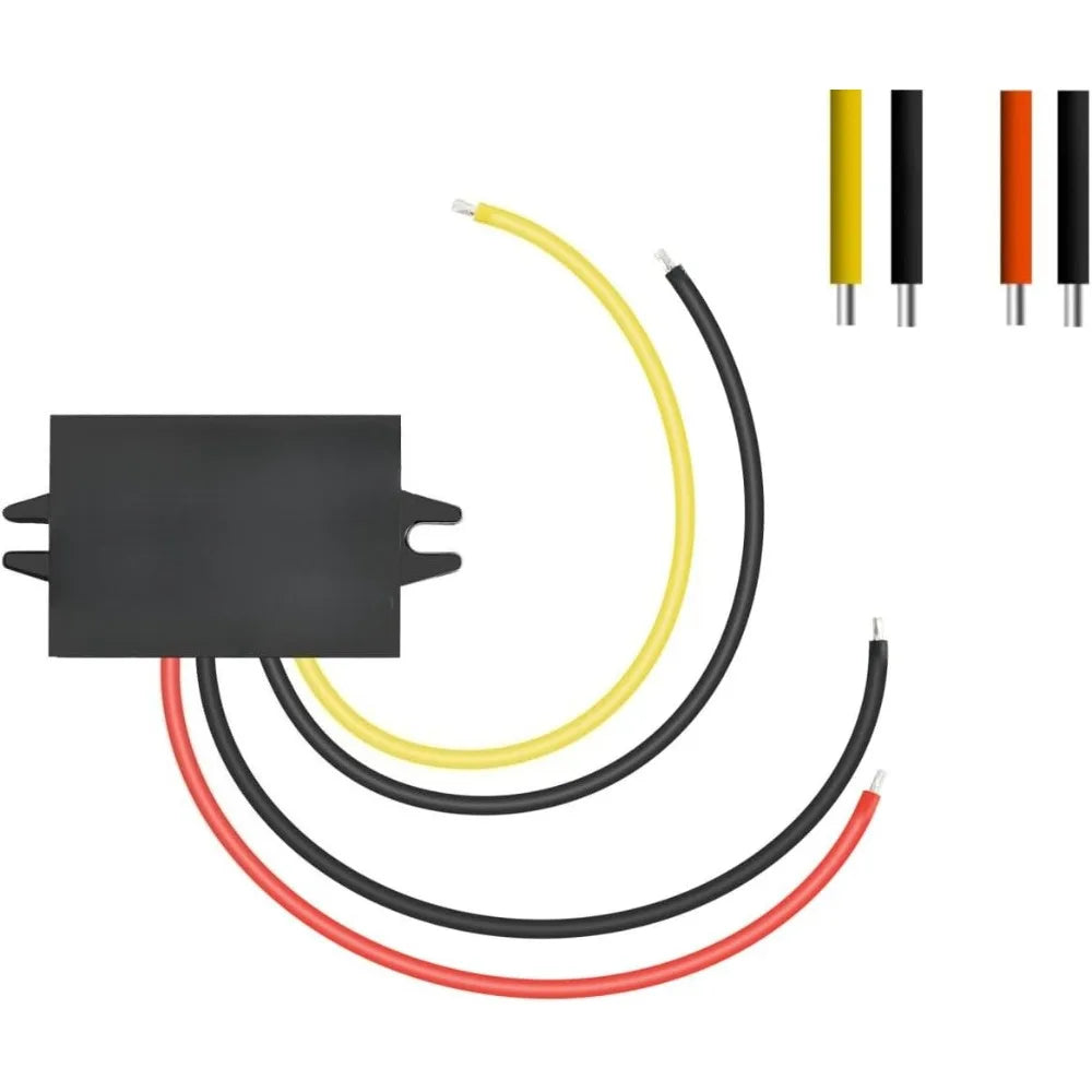 DC 12V/24V To 5V 5A 25W Buck Converter Power Regulator Buck Converter For Golf Carts Cars Trucks LED Vehicles Display Vehicles Oasis Select