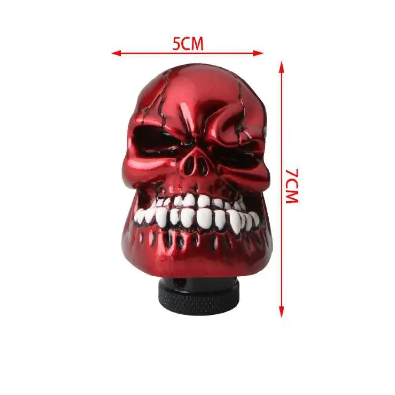 Universal Skull Gear Shift Knob; Essential Upgrade for Manual Transmission Lever Car Modification Oasis Select