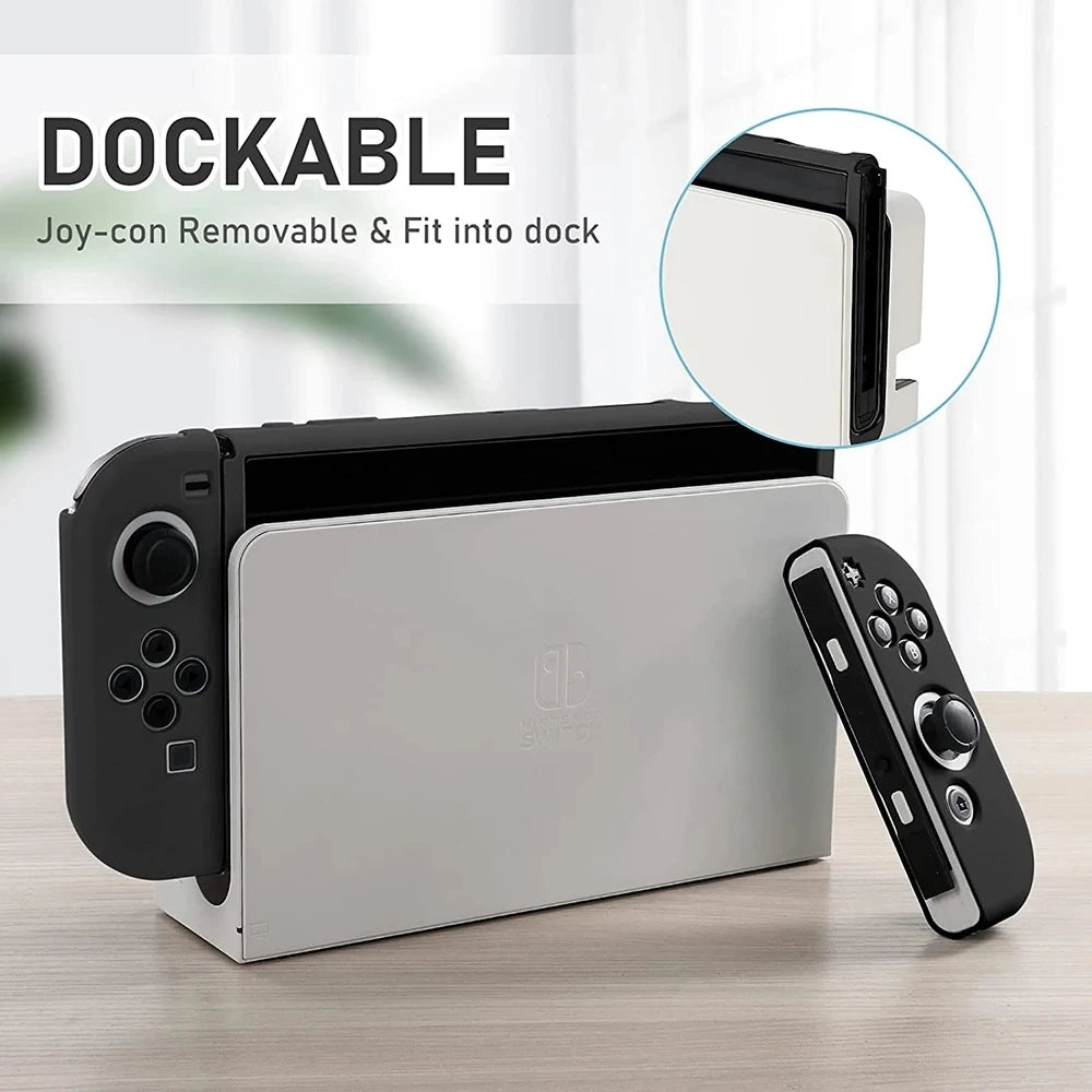 Nintendo Switch OLED Silicone Case & Joy-Con Cover Shell