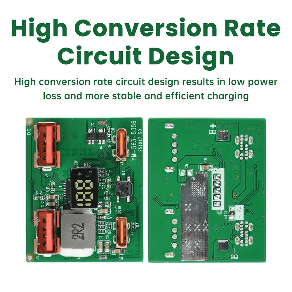 22.5W IP5356 Fast Charging Module DIY Mobile Power Control Motherboard Multiple Protocols Type-C USB Interface Oasis Select Default Title