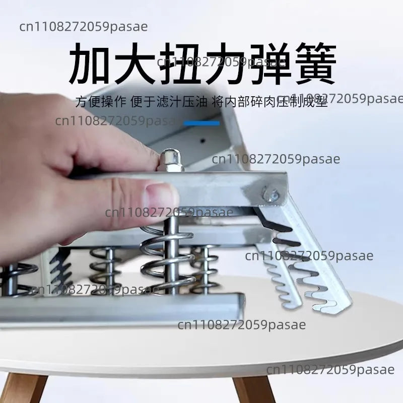 1kg Raw Meat Press Mold Stainless Steel Double Pressure Spring Ham Bacon Making Tool Lunch Meat Press Oasis Select