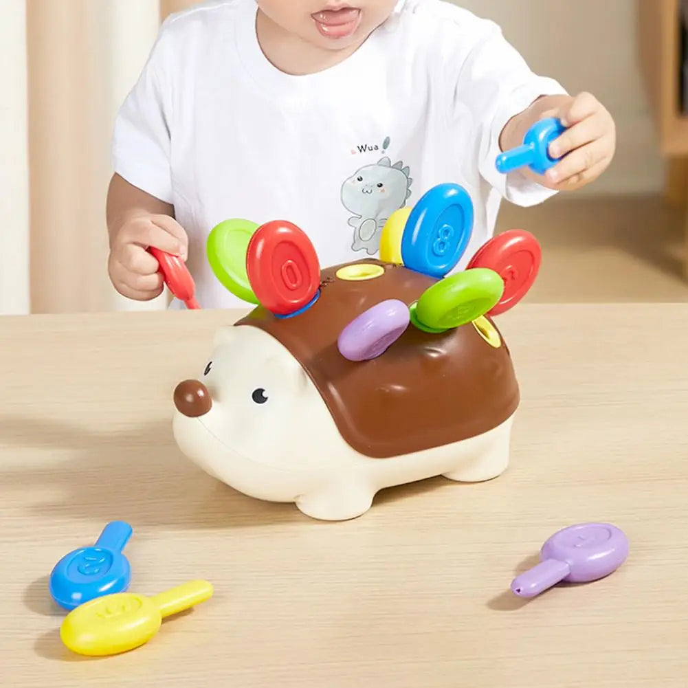 Baby Hedgehog Sorter Toy Fine Motor Skills Concentration Training Montessori Sensory Educational Toys For Kids Gift Oasis Select